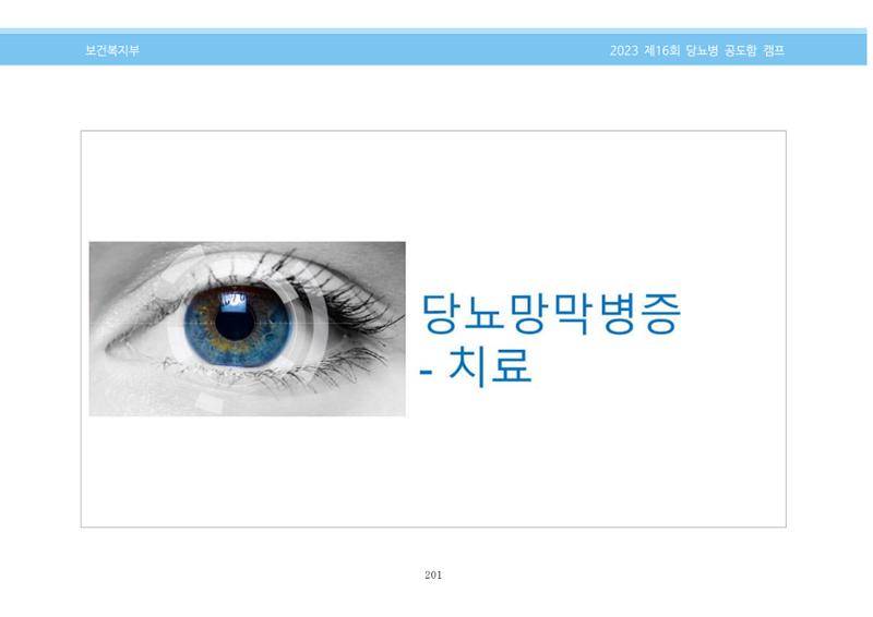 한국소아당뇨인협회 16회 공도함 캠프 E북 자료집 201페이지