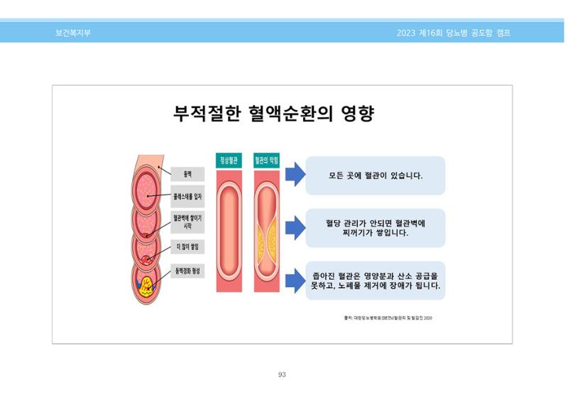 한국소아당뇨인협회 16회 공도함 캠프 E북 자료집 93페이지