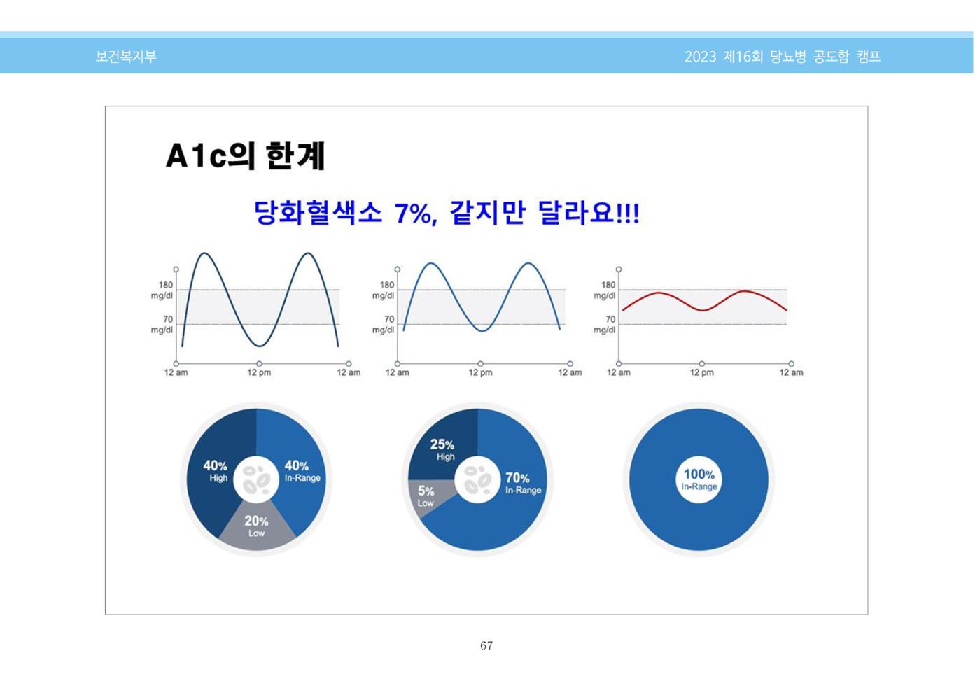 한국소아당뇨인협회 16회 공도함 캠프 E북 자료집 67페이지