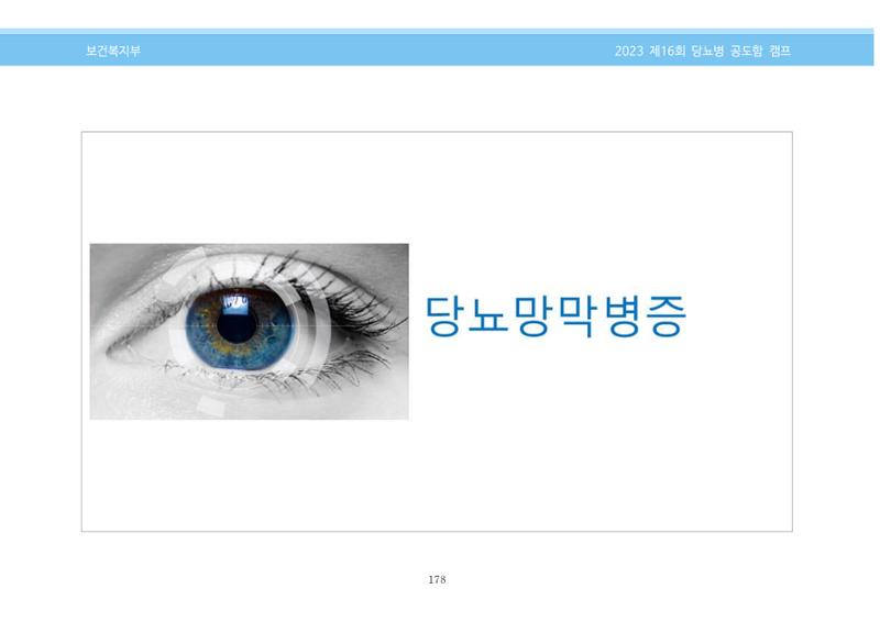 한국소아당뇨인협회 16회 공도함 캠프 E북 자료집 178페이지