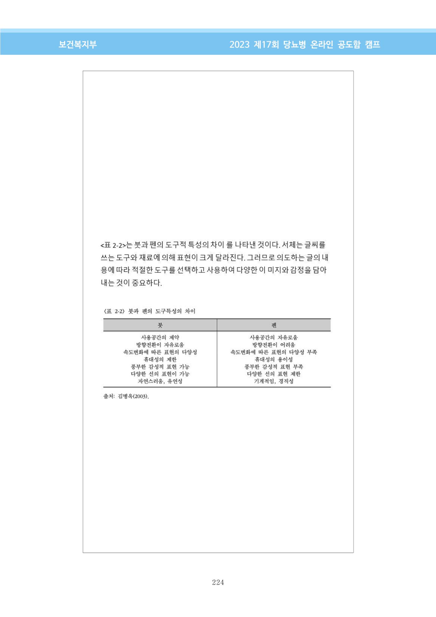 한국소아당뇨인협회 17회 공도함 캠프 E북 자료집 224페이지