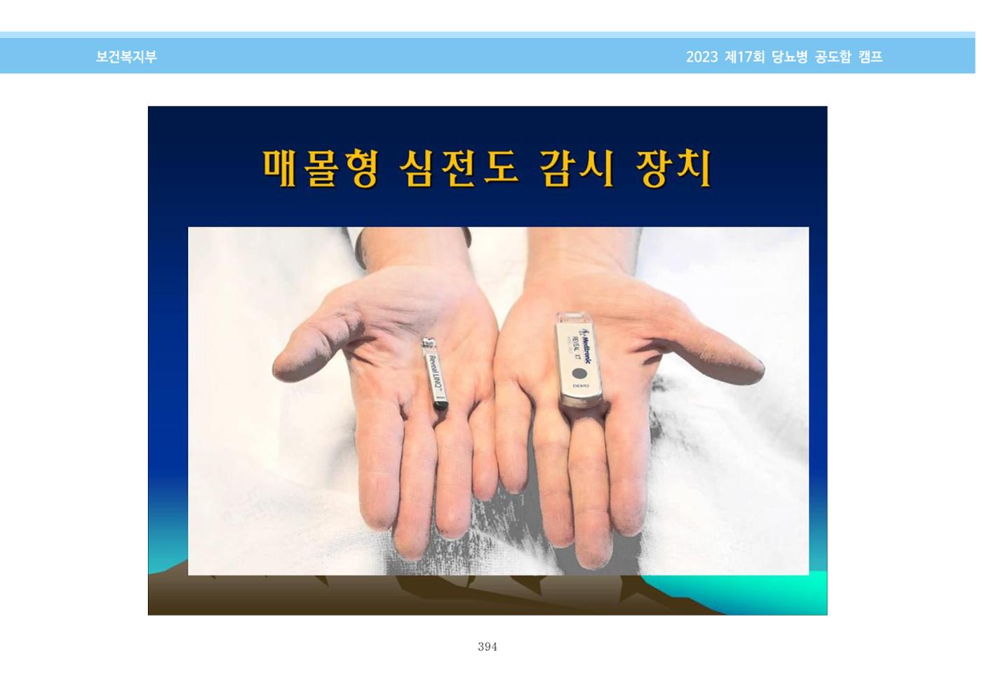 한국소아당뇨인협회 17회 공도함 캠프 E북 자료집 394페이지