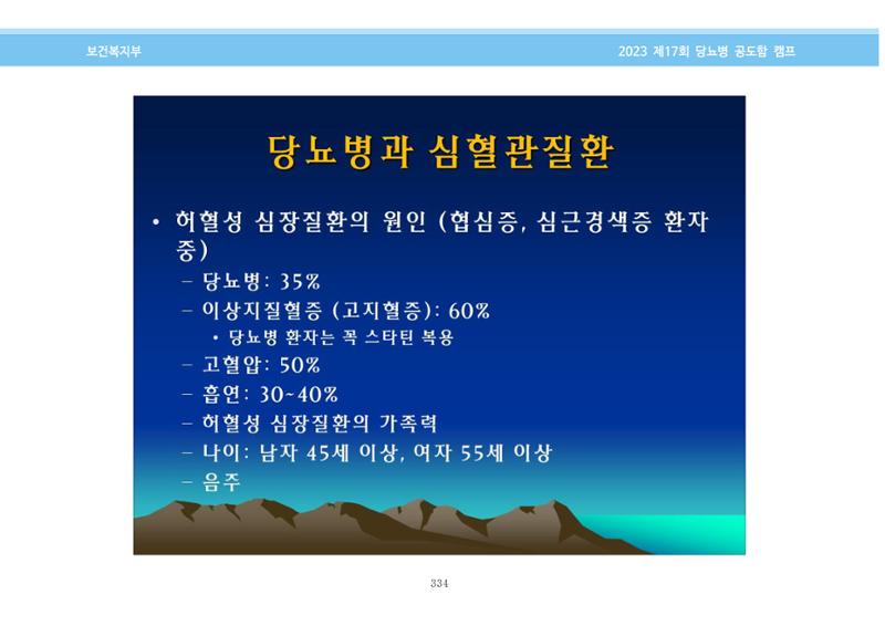 한국소아당뇨인협회 17회 공도함 캠프 E북 자료집 334페이지