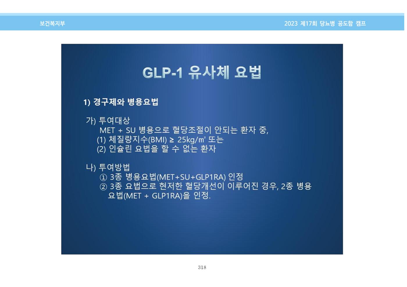 한국소아당뇨인협회 17회 공도함 캠프 E북 자료집 318페이지