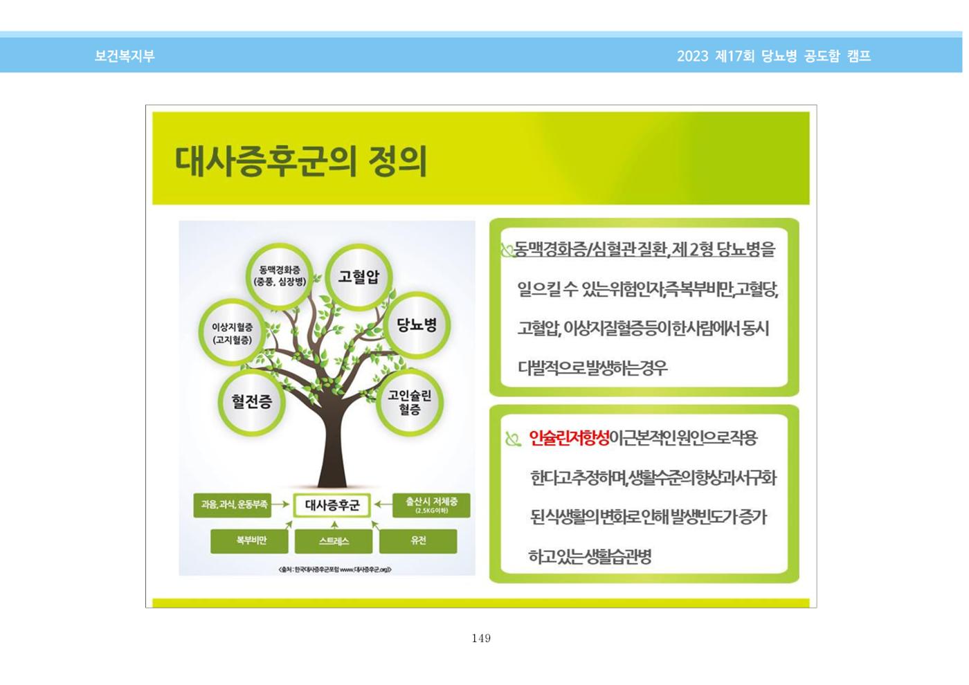 한국소아당뇨인협회 17회 공도함 캠프 E북 자료집 149페이지