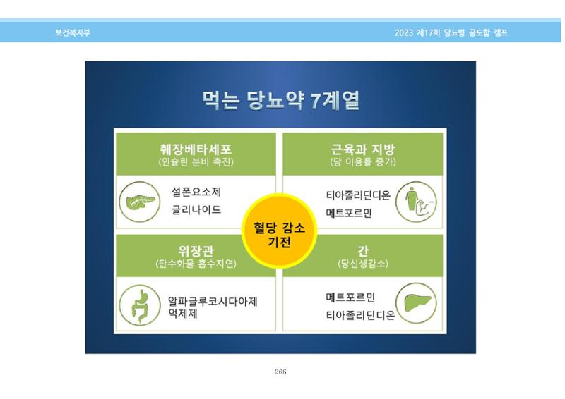 한국소아당뇨인협회 17회 공도함 캠프 E북 자료집 266페이지