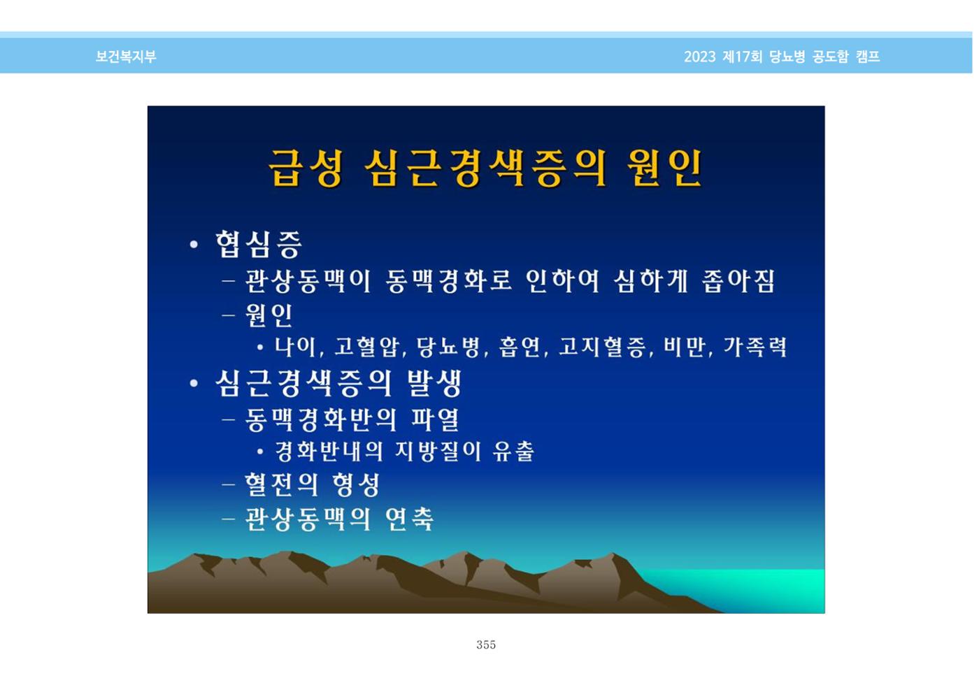 한국소아당뇨인협회 17회 공도함 캠프 E북 자료집 355페이지