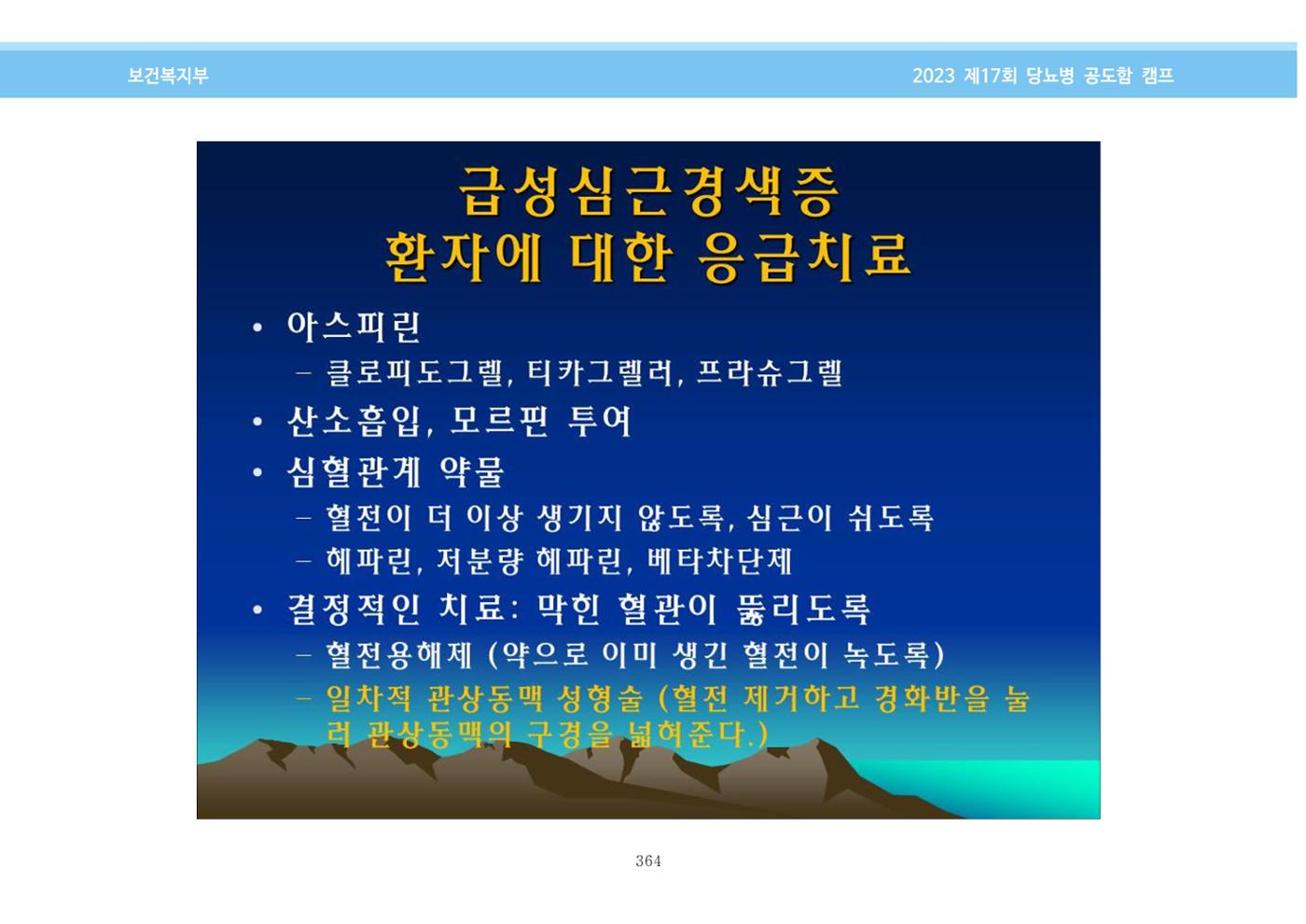 한국소아당뇨인협회 17회 공도함 캠프 E북 자료집 364페이지