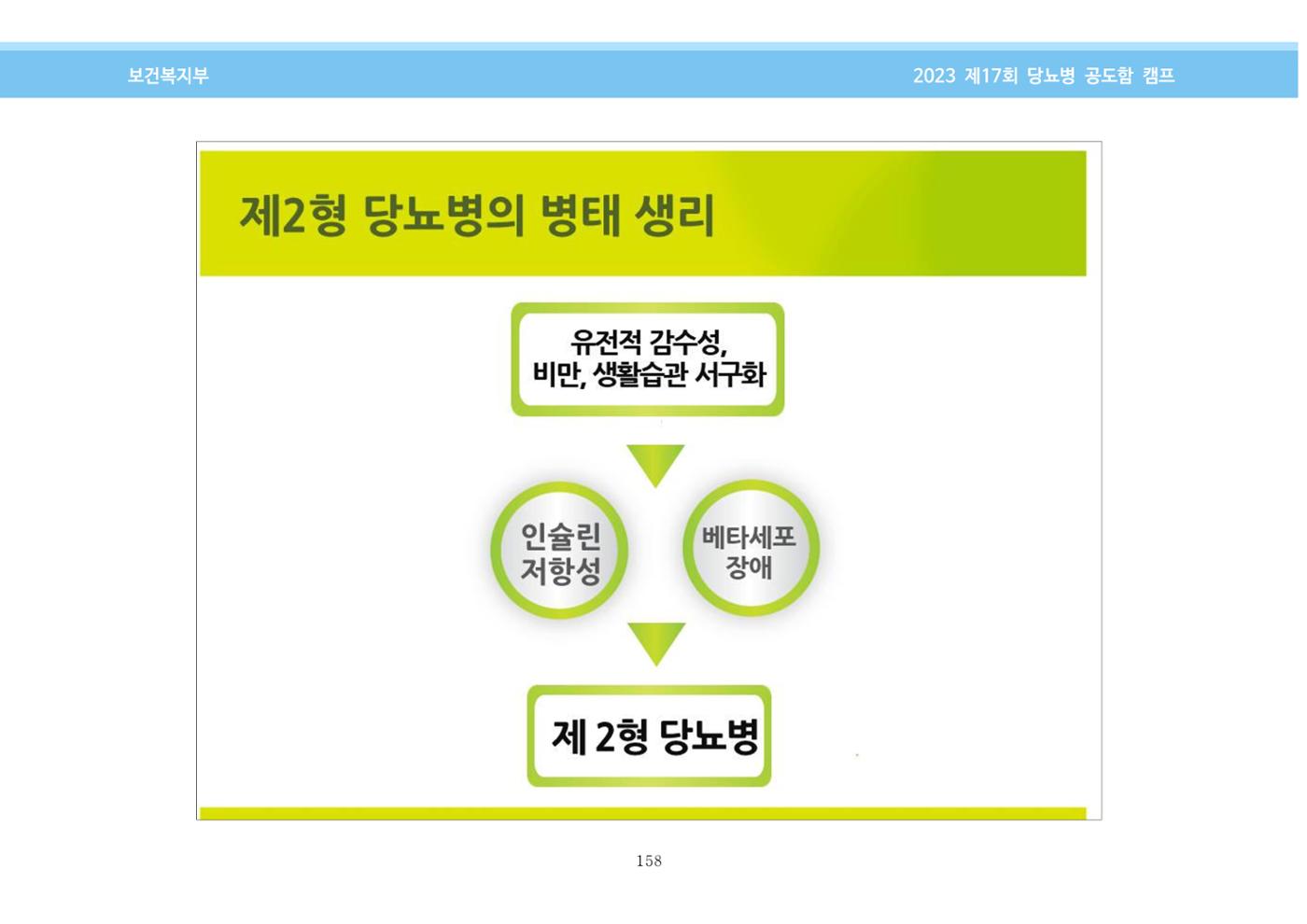 한국소아당뇨인협회 17회 공도함 캠프 E북 자료집 158페이지