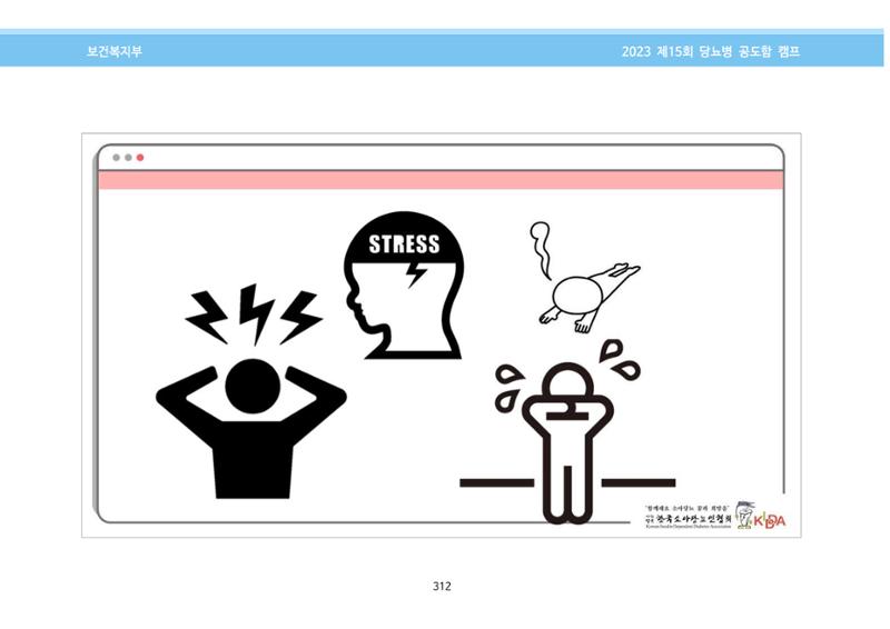 한국소아당뇨인협회 15회 공도함 캠프 E북 자료집 312페이지