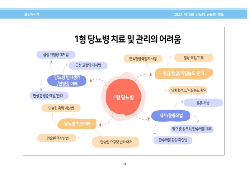 한국소아당뇨인협회 15회 공도함 캠프 E북 자료집 191페이지