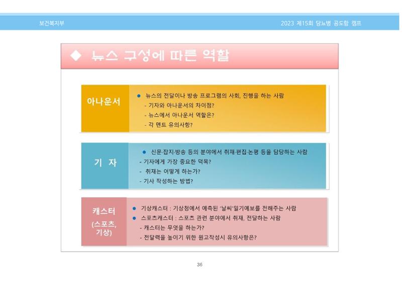 한국소아당뇨인협회 15회 공도함 캠프 E북 자료집 36페이지