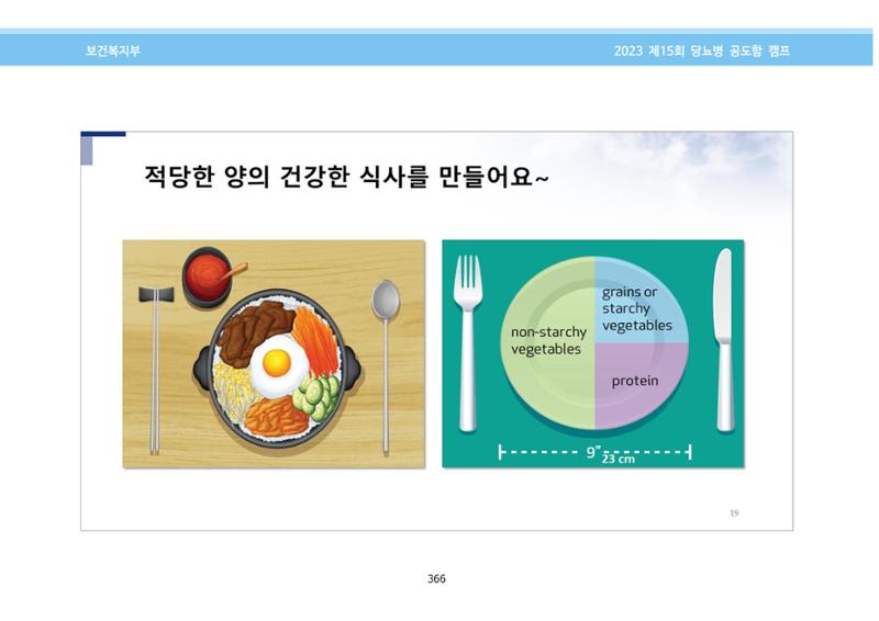 한국소아당뇨인협회 15회 공도함 캠프 E북 자료집 366페이지