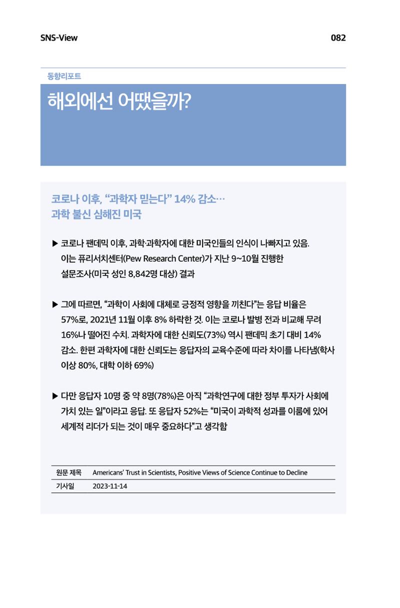 한눈에 보는 2023 KOFAC SNS-View 83페이지