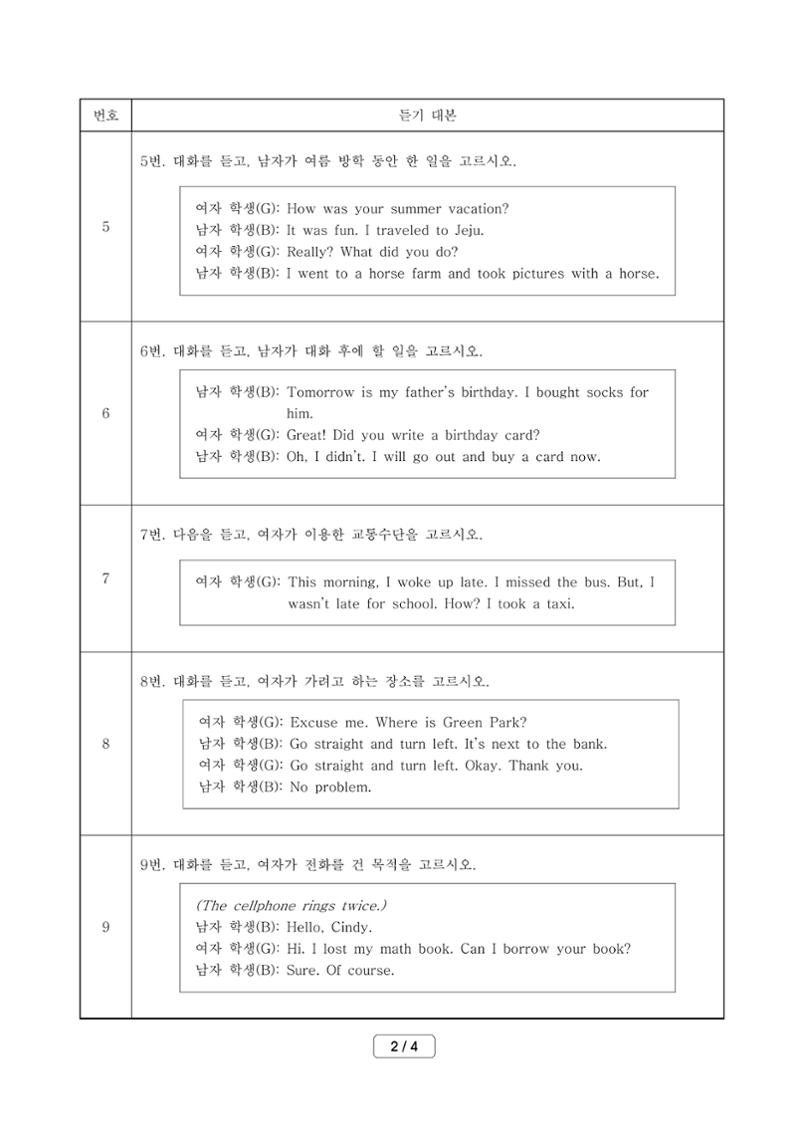 2022 기초학력 진단평가 중1  44페이지