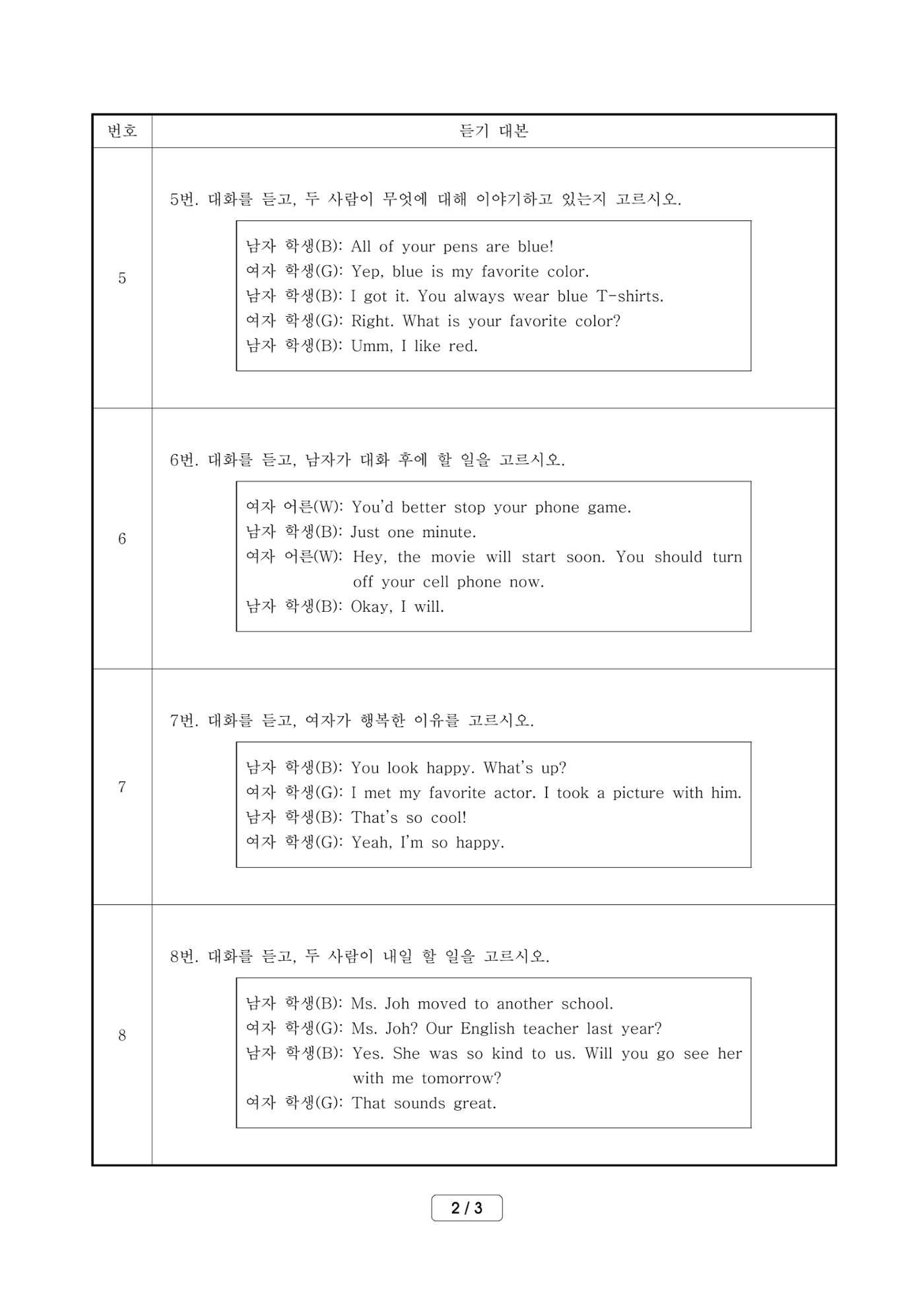 2022 기초학력 진단평가 중2 44페이지