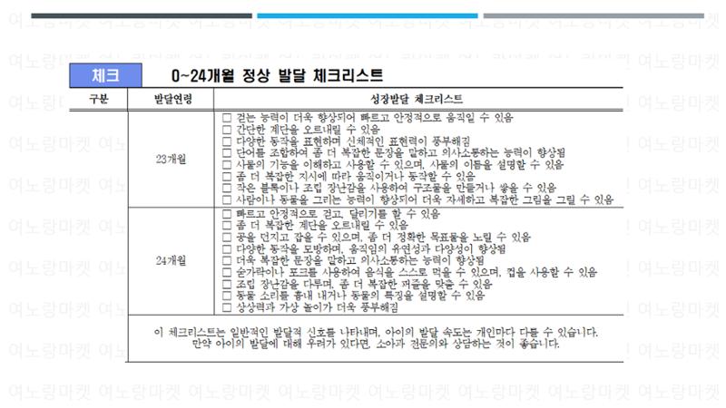 발달 적신호 체크리스트 13페이지