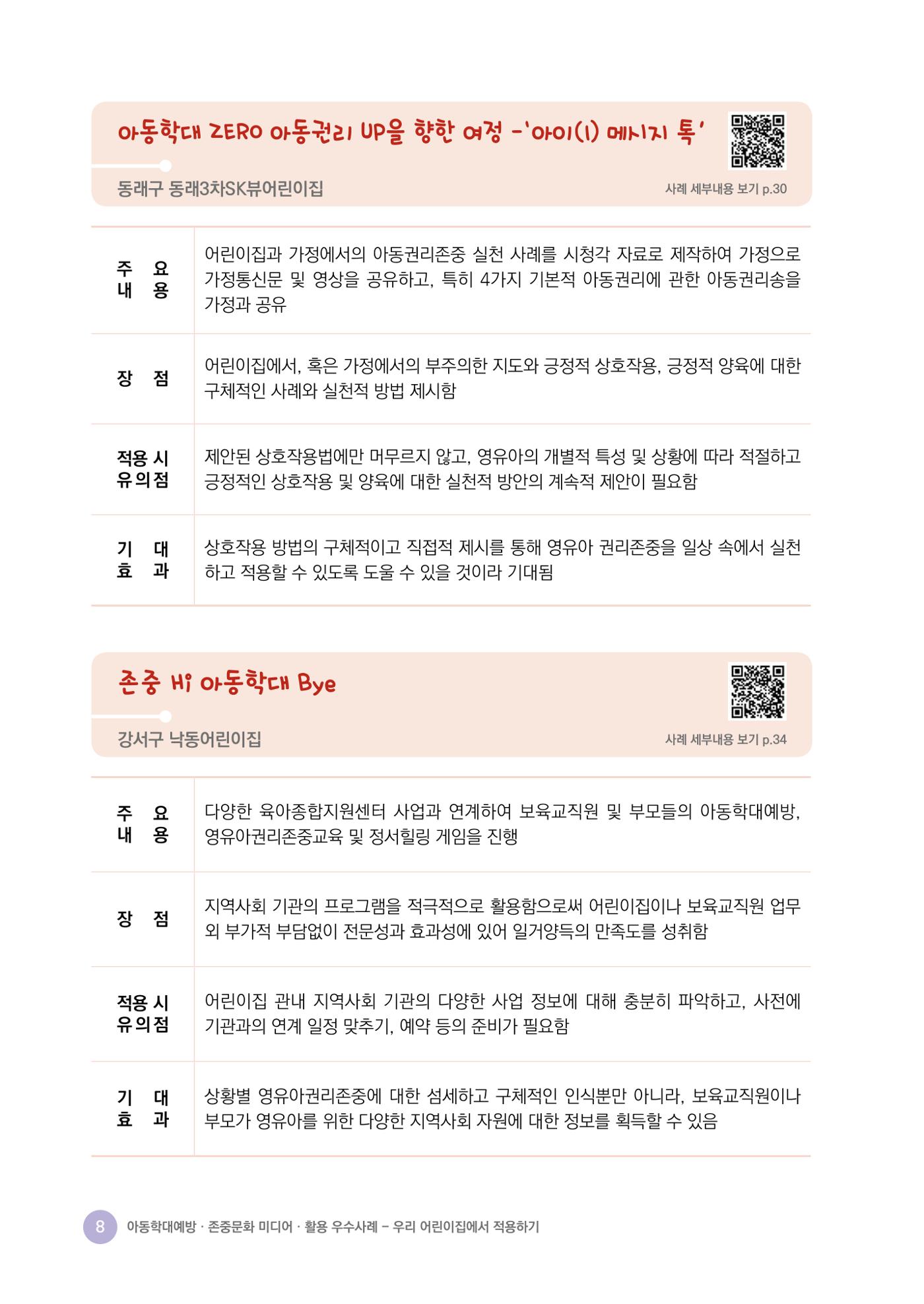 아동학대예방·존중문화·미디어 활용 우수사례 우리 어린이집에서 적용하기 7페이지