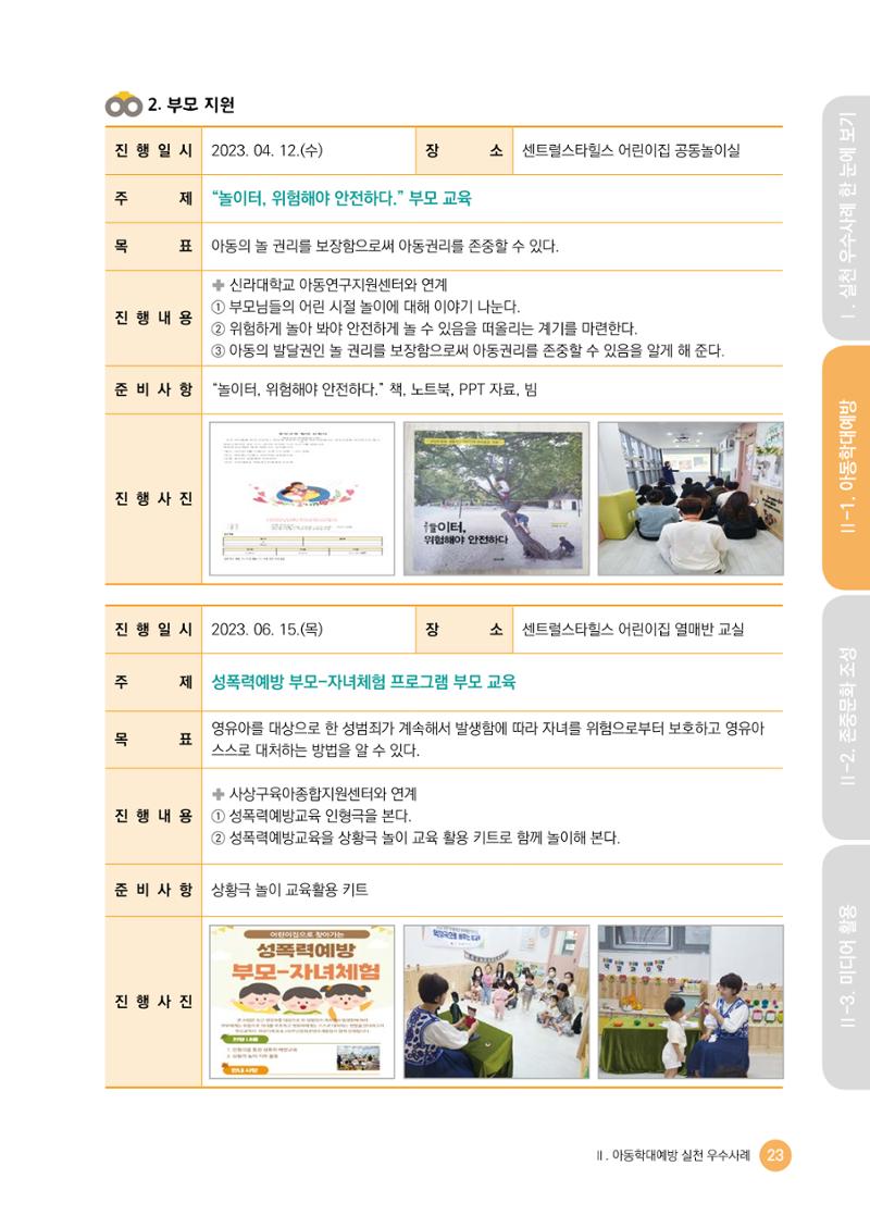 아동학대예방·존중문화·미디어 활용 우수사례 우리 어린이집에서 적용하기 22페이지