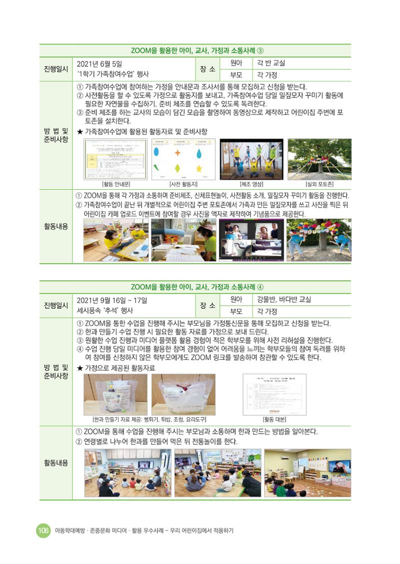 아동학대예방·존중문화·미디어 활용 우수사례 우리 어린이집에서 적용하기 105페이지