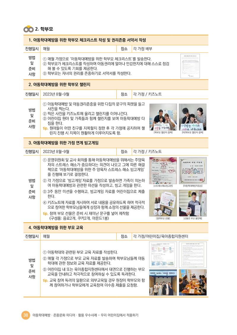 아동학대예방·존중문화·미디어 활용 우수사례 우리 어린이집에서 적용하기 37페이지