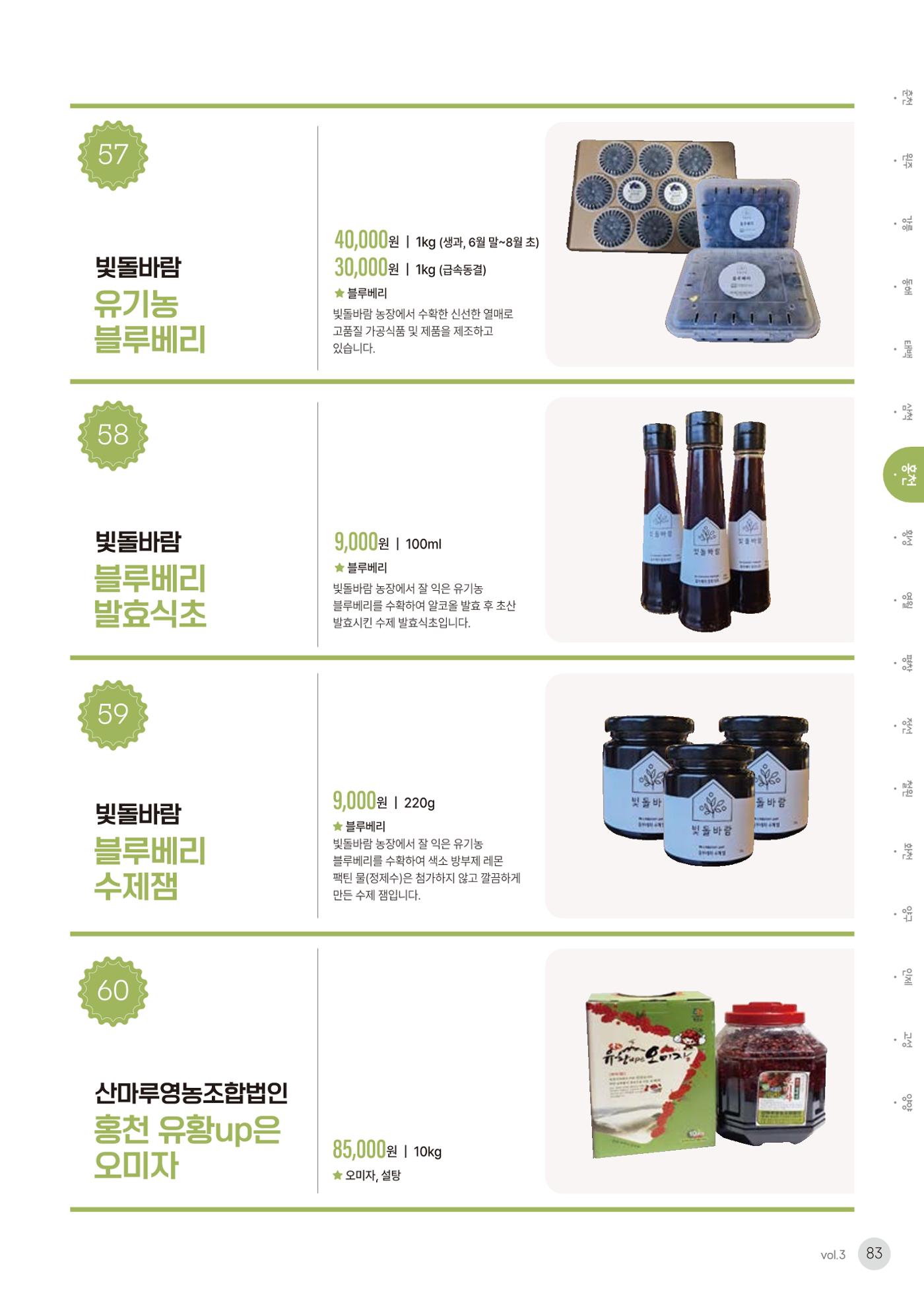 농촌융복합산업 인증제품 81페이지