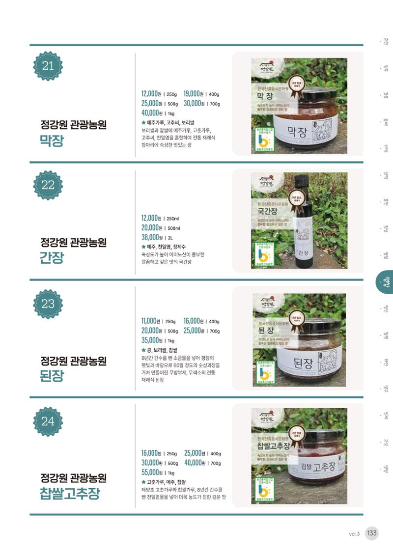 농촌융복합산업 인증제품 131페이지