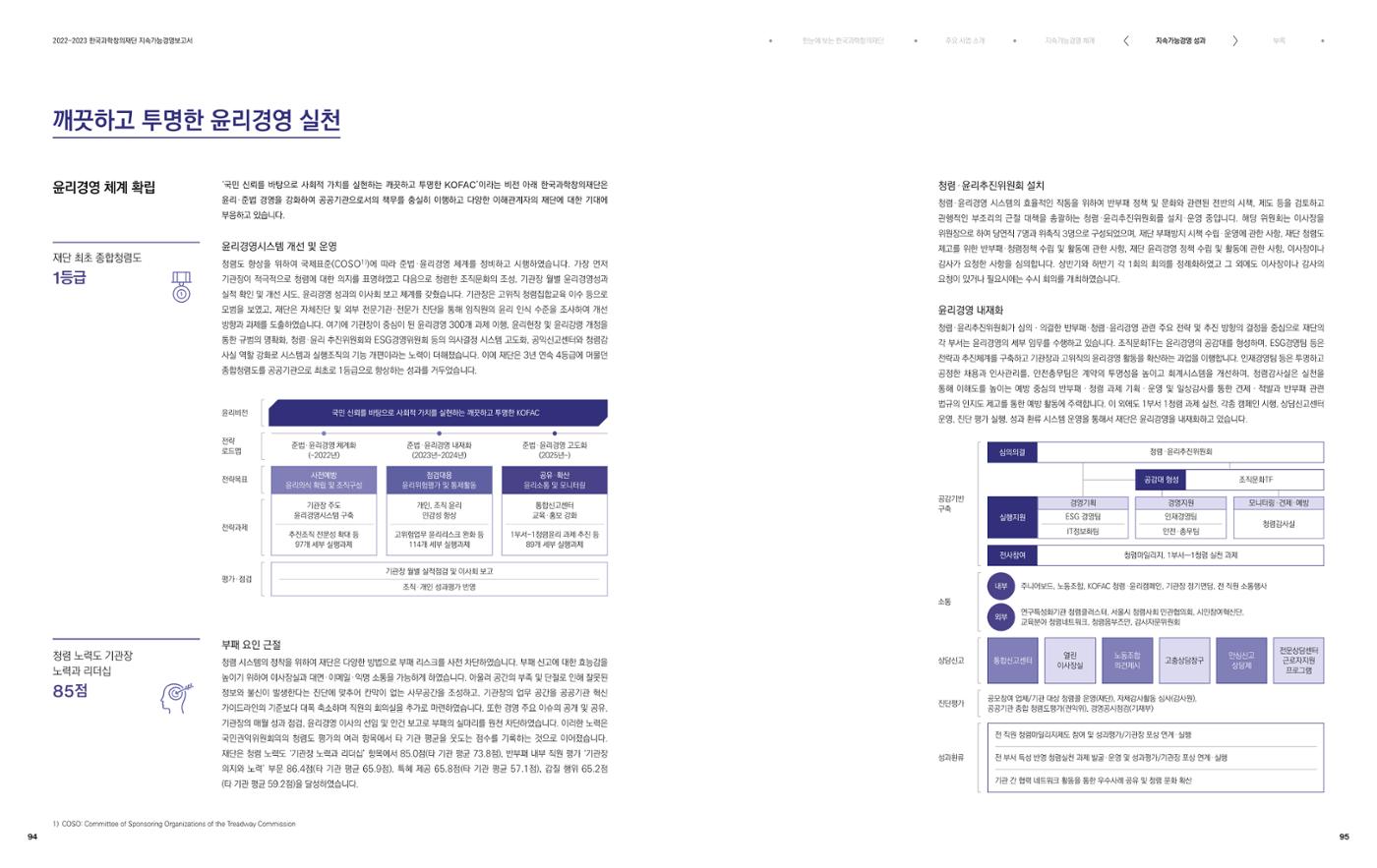 2022-23 한국과학창의재단 지속가능경영(ESG) 보고서(국문) 49페이지