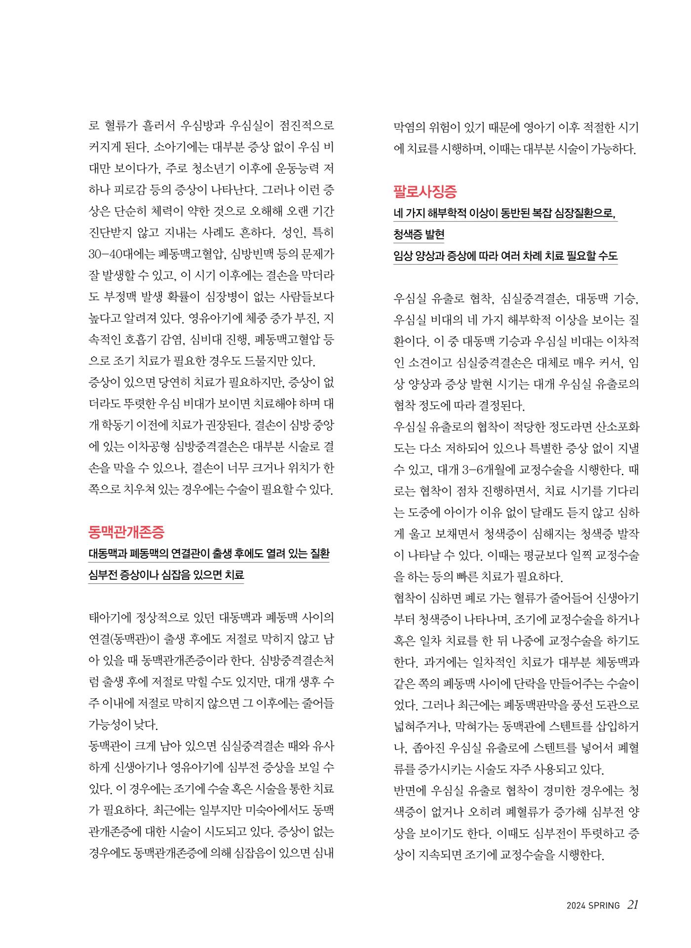 2024 심장소식 봄호 141호 21페이지