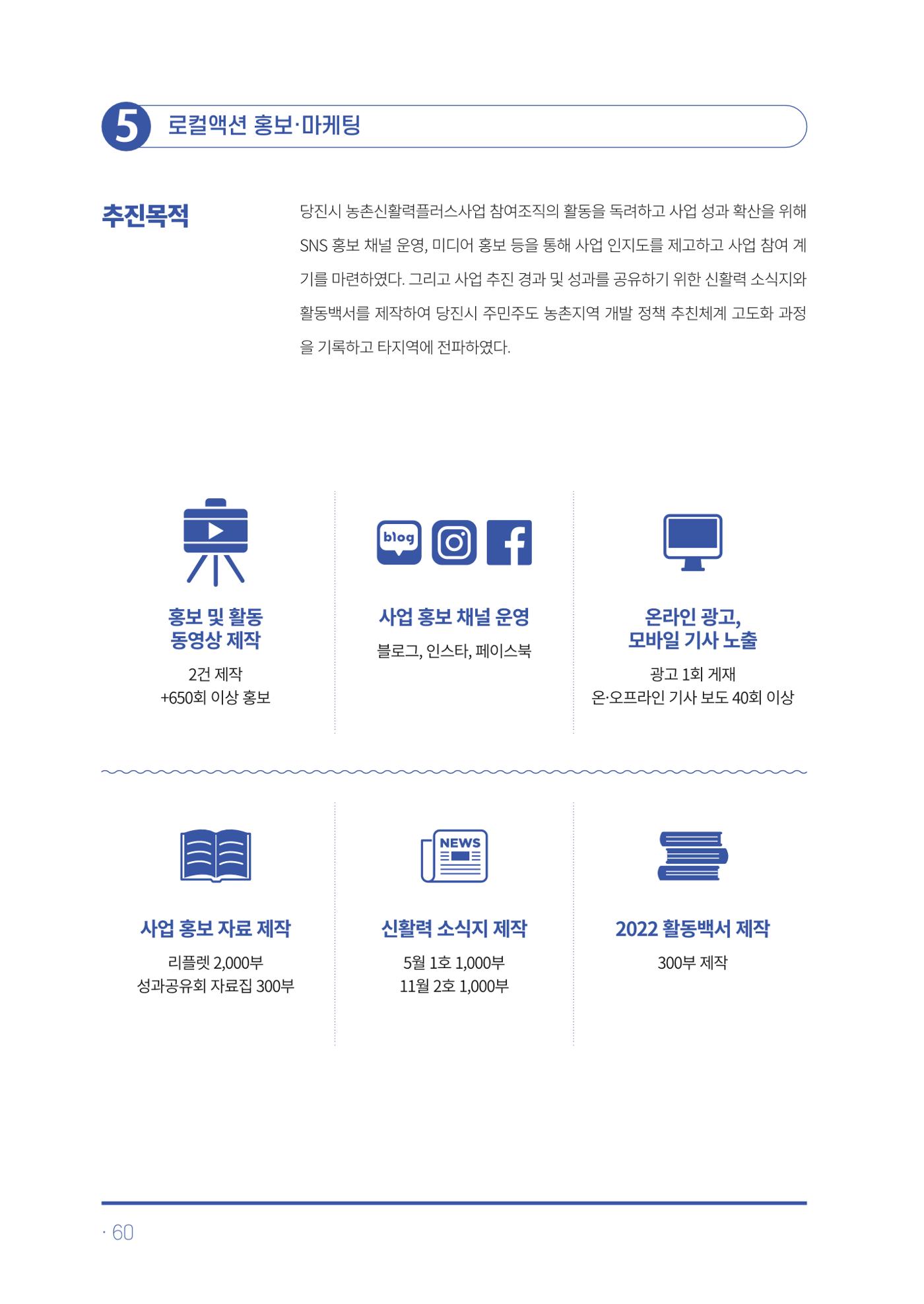 2023년 당진시 농촌신활력플러스사업 추진단 활동백서 61페이지
