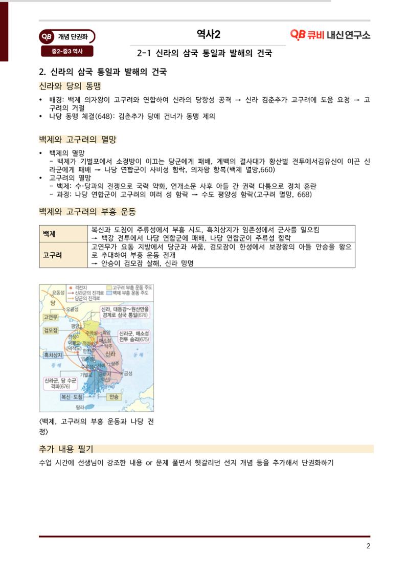 한국사 중간고사 범위 - 삼국시대 8페이지