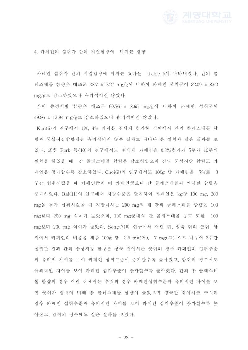 카페인 첨가 식이 31페이지