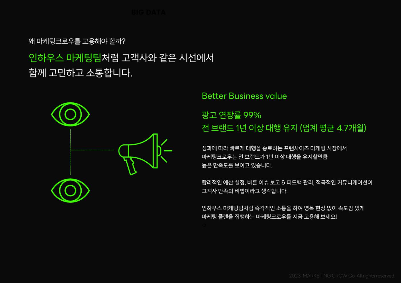 마케팅크로우 프랜차이즈 DB 종합 마케팅 제안서 17페이지