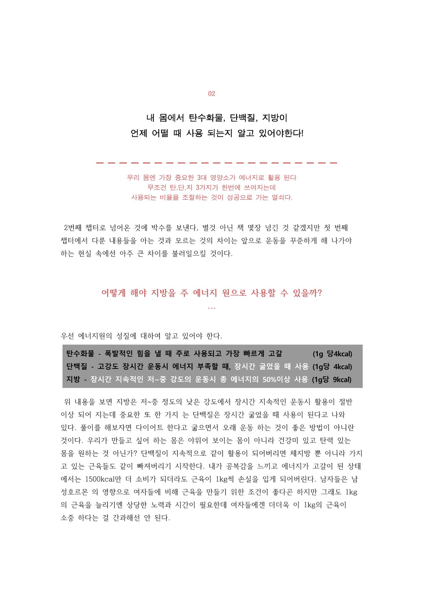 다이어트 성공 공식 8페이지
