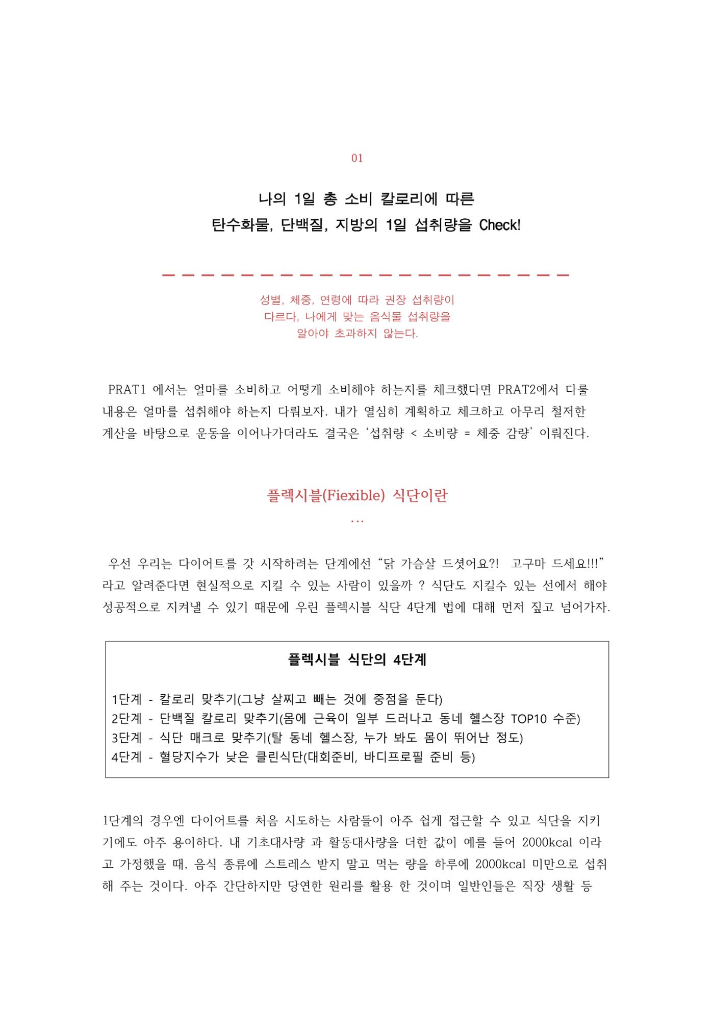 다이어트 성공 공식 12페이지
