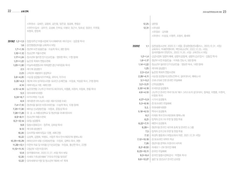 2024 높은뜻광성교회 요람 13페이지