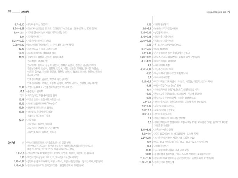 2024 높은뜻광성교회 요람 11페이지