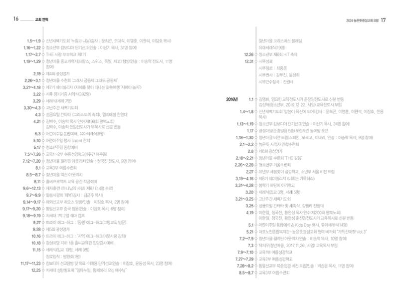2024 높은뜻광성교회 요람 10페이지