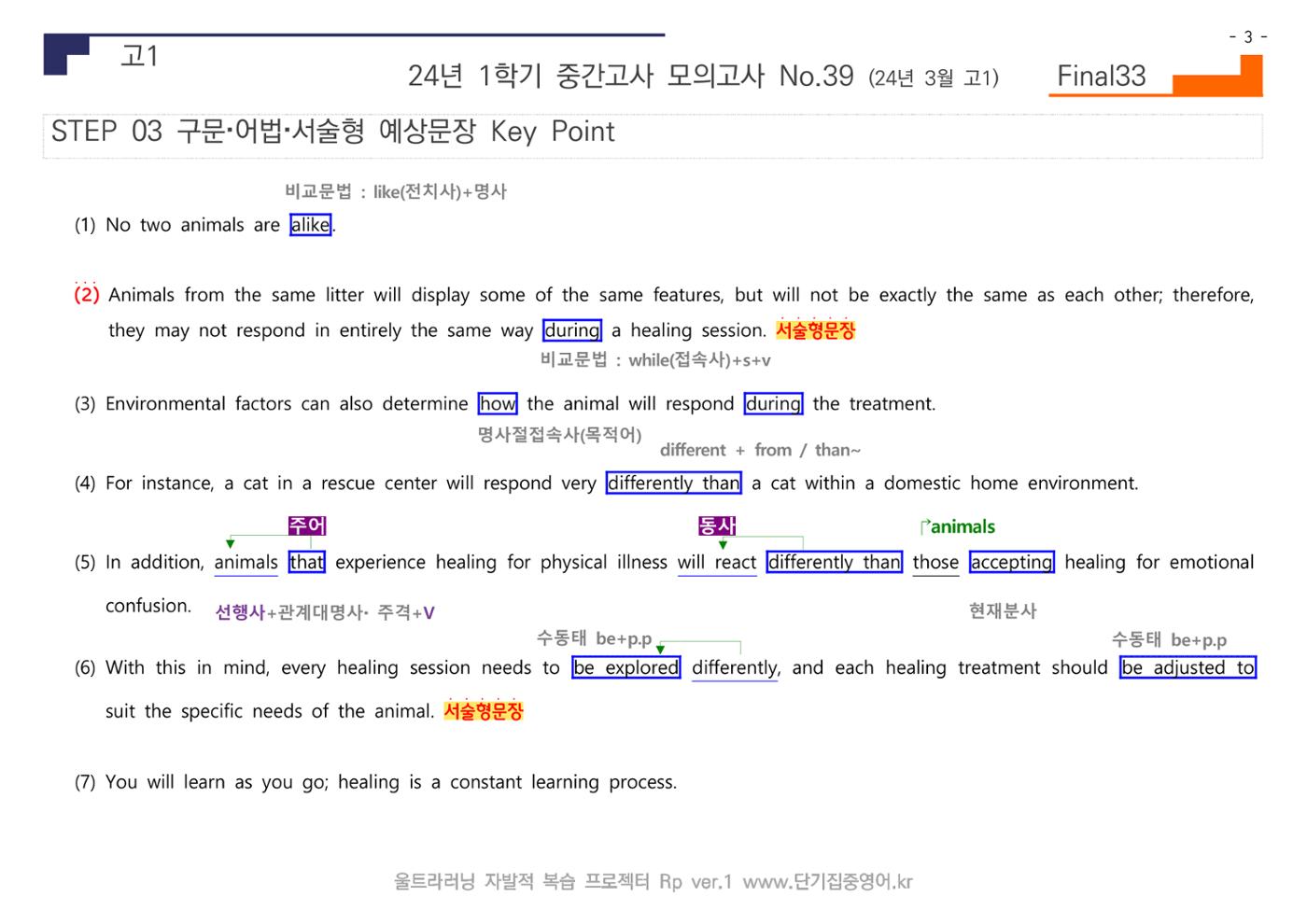 24년 3월 고1 모의고사 27페이지