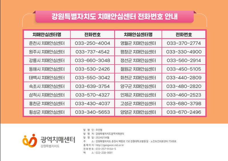 2024년 치매어르신 지원서비스 안내 24페이지