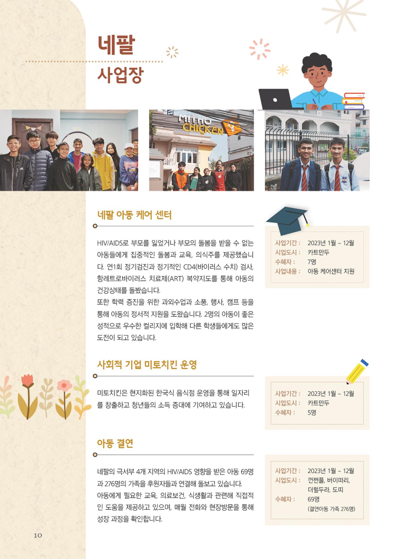 써빙프렌즈 2024년 상반기 나래소식지 10페이지