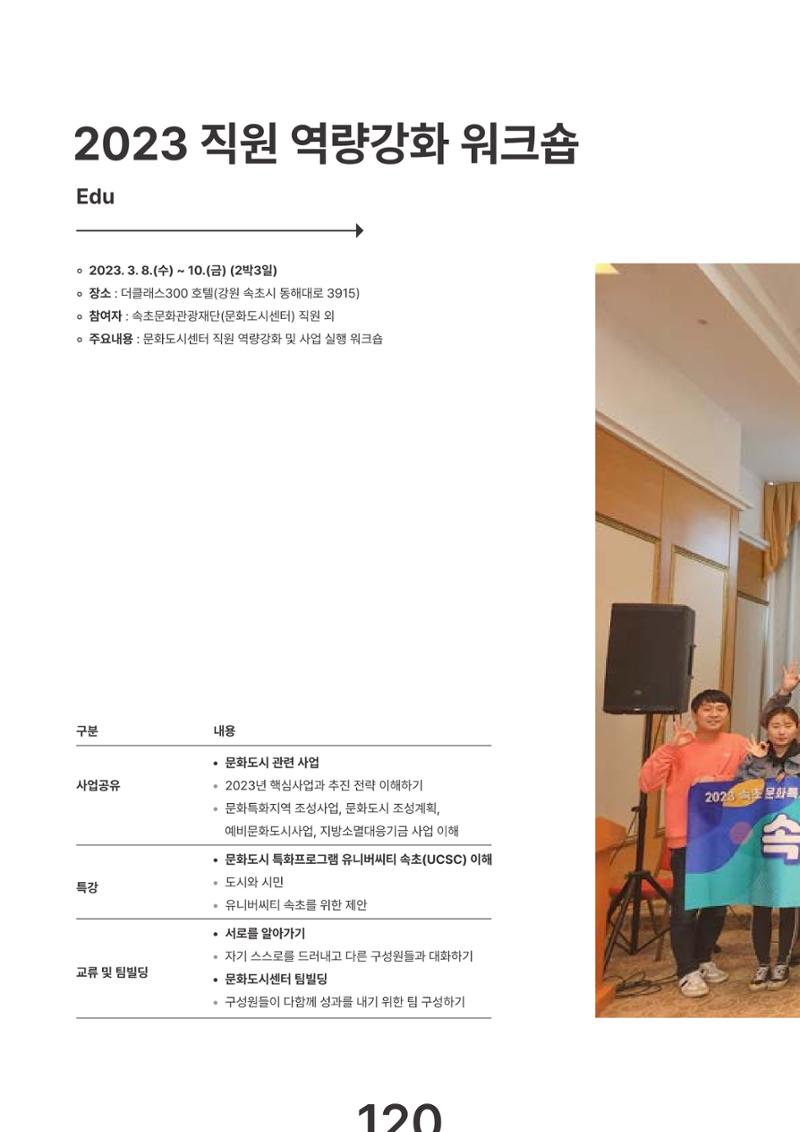 속초문화특화지역조성사업 2023년도 연감 123페이지