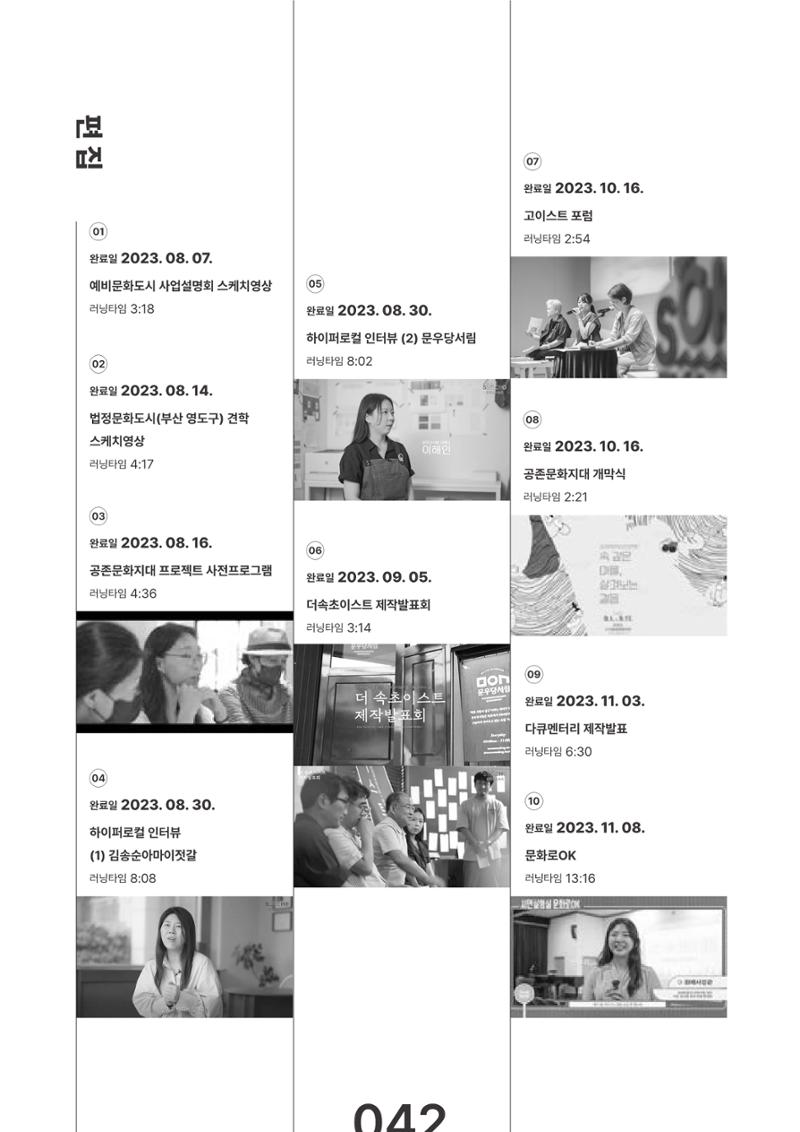 속초문화특화지역조성사업 2023년도 연감 45페이지