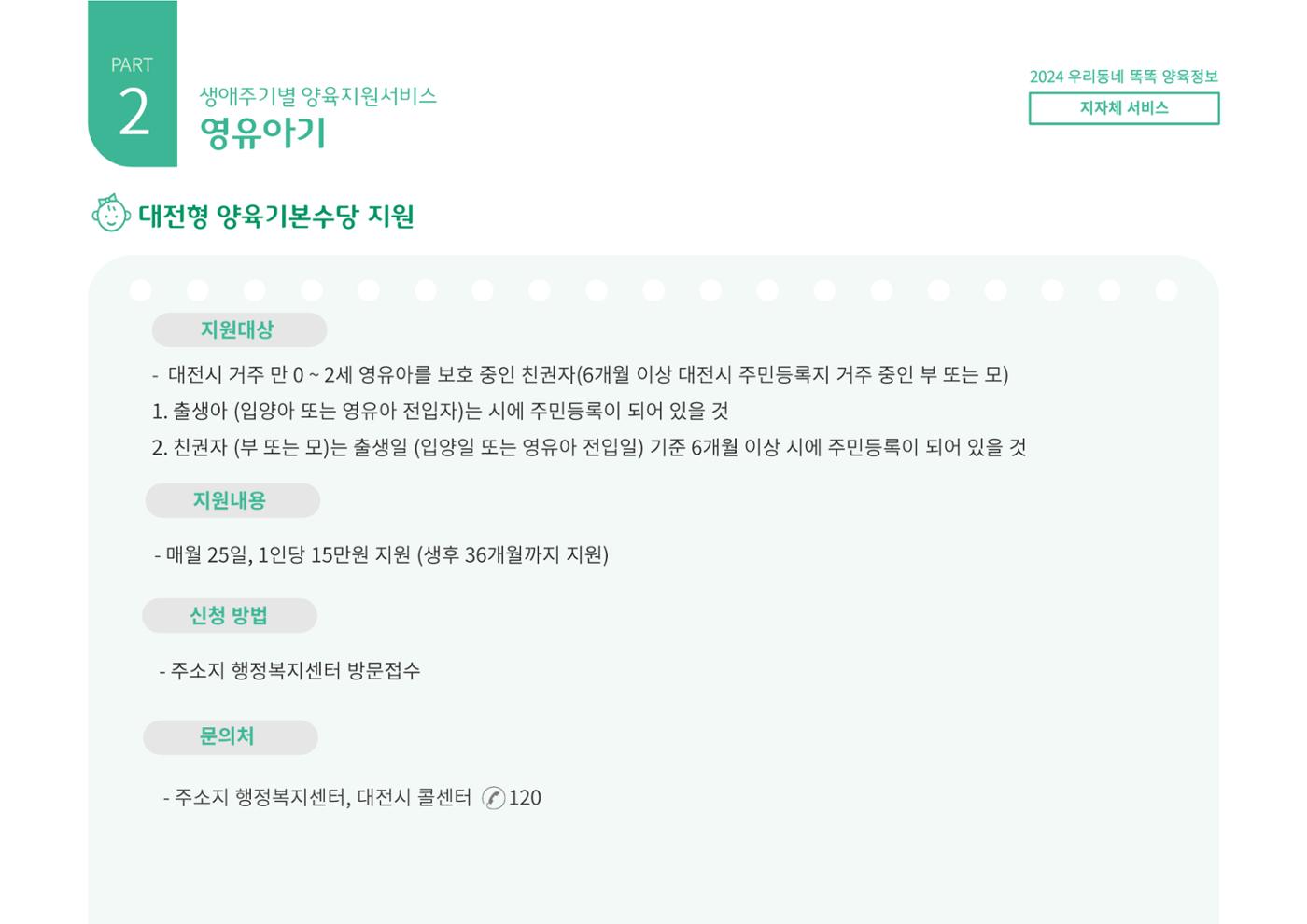 [대전광역시육아종합지원센터] 2024 포괄적 양육정보  47p