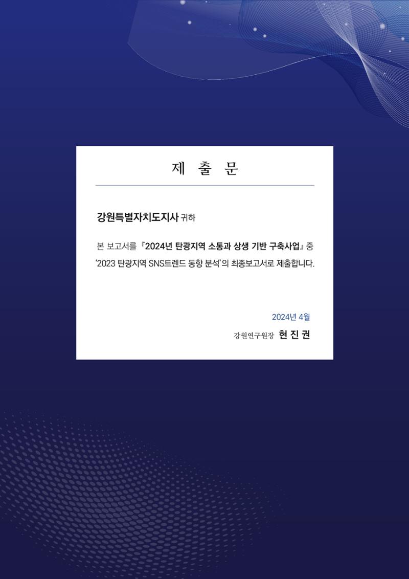 2023 탄광지역 SNS트렌드 보고서 2페이지