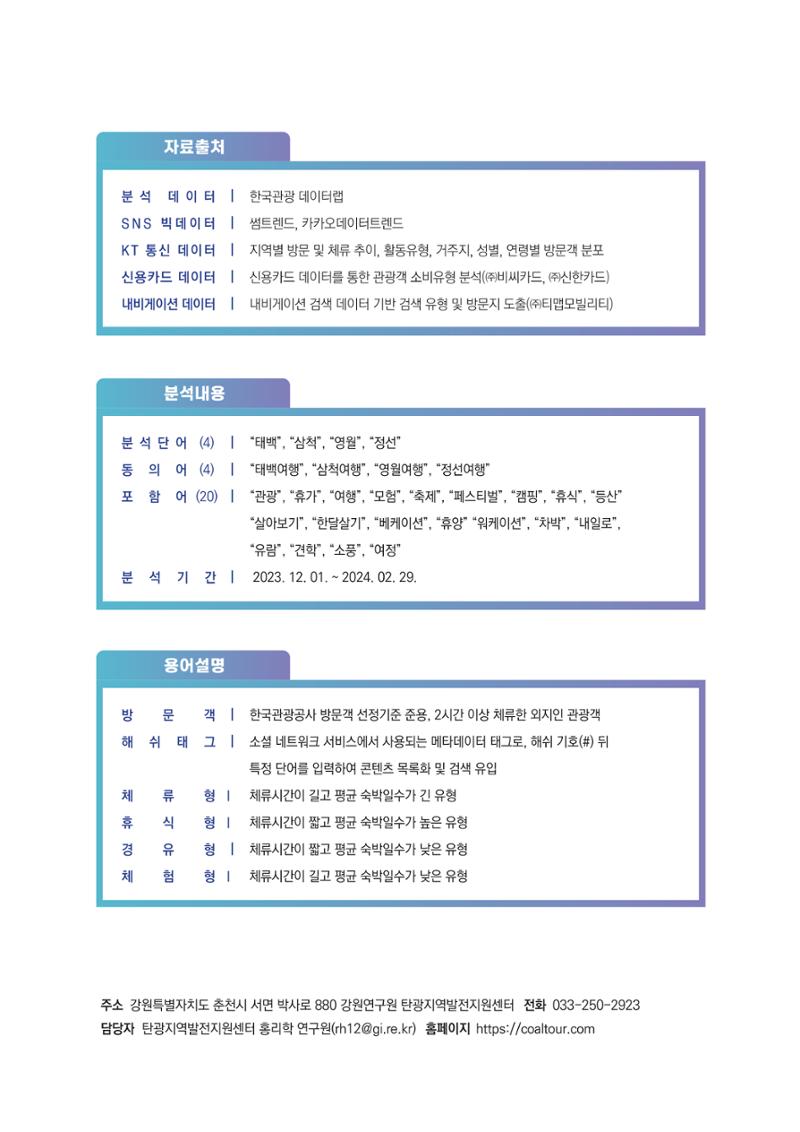 2024 탄광지역 관광트렌드 동향 (겨울호) 2페이지