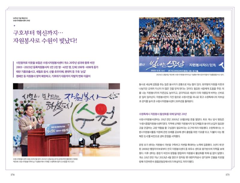 수원시자원봉사센터 20주년 기념백서 88페이지