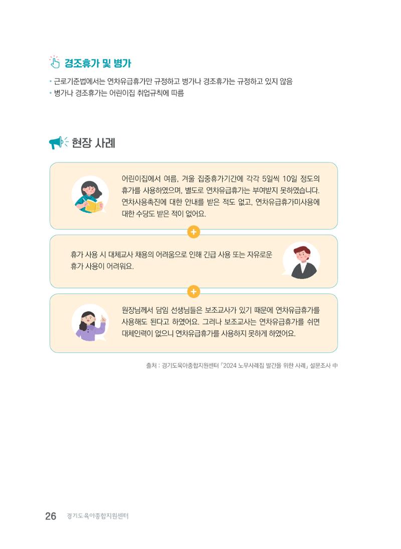 사례로 알아보는 보육교직원 권리보호 가이드 27페이지