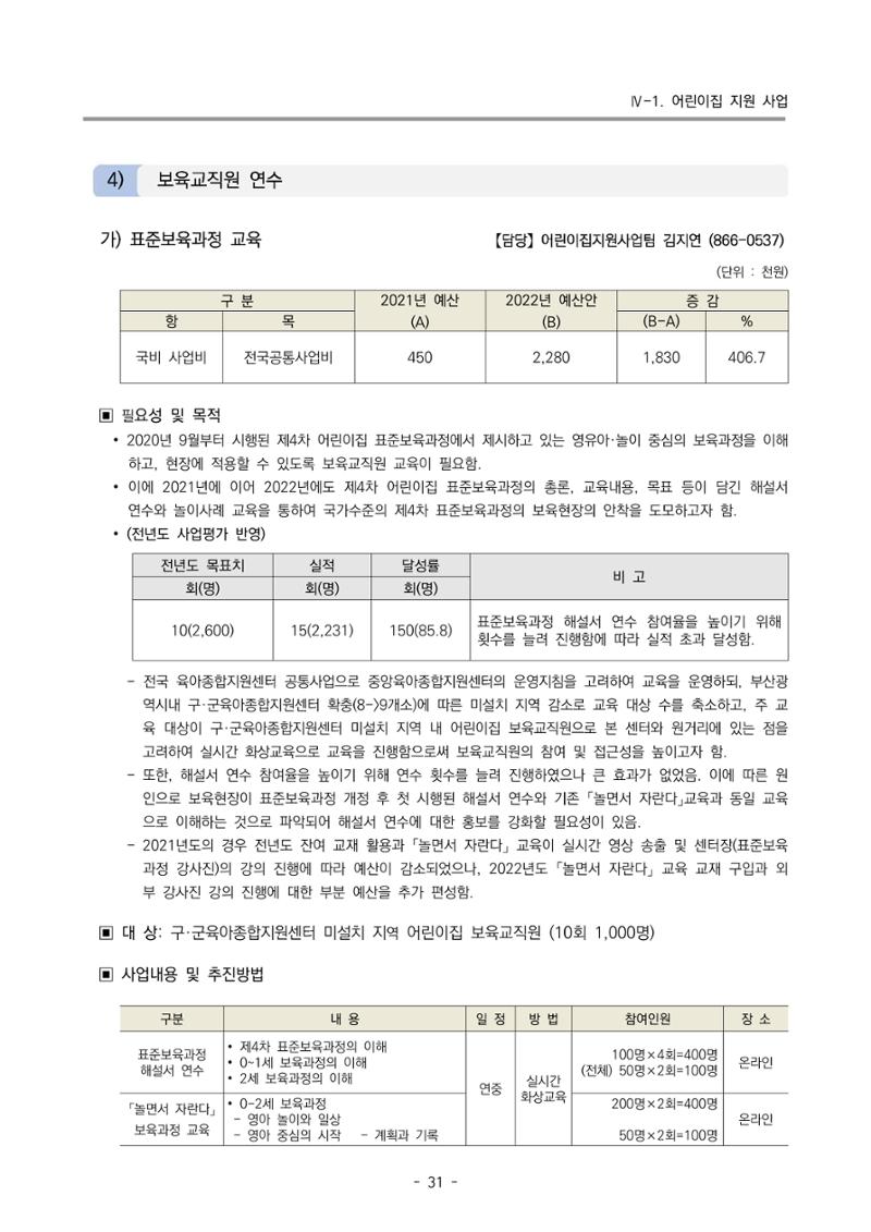 2022 부산광역시육아종합지원센터 사업계획 32페이지