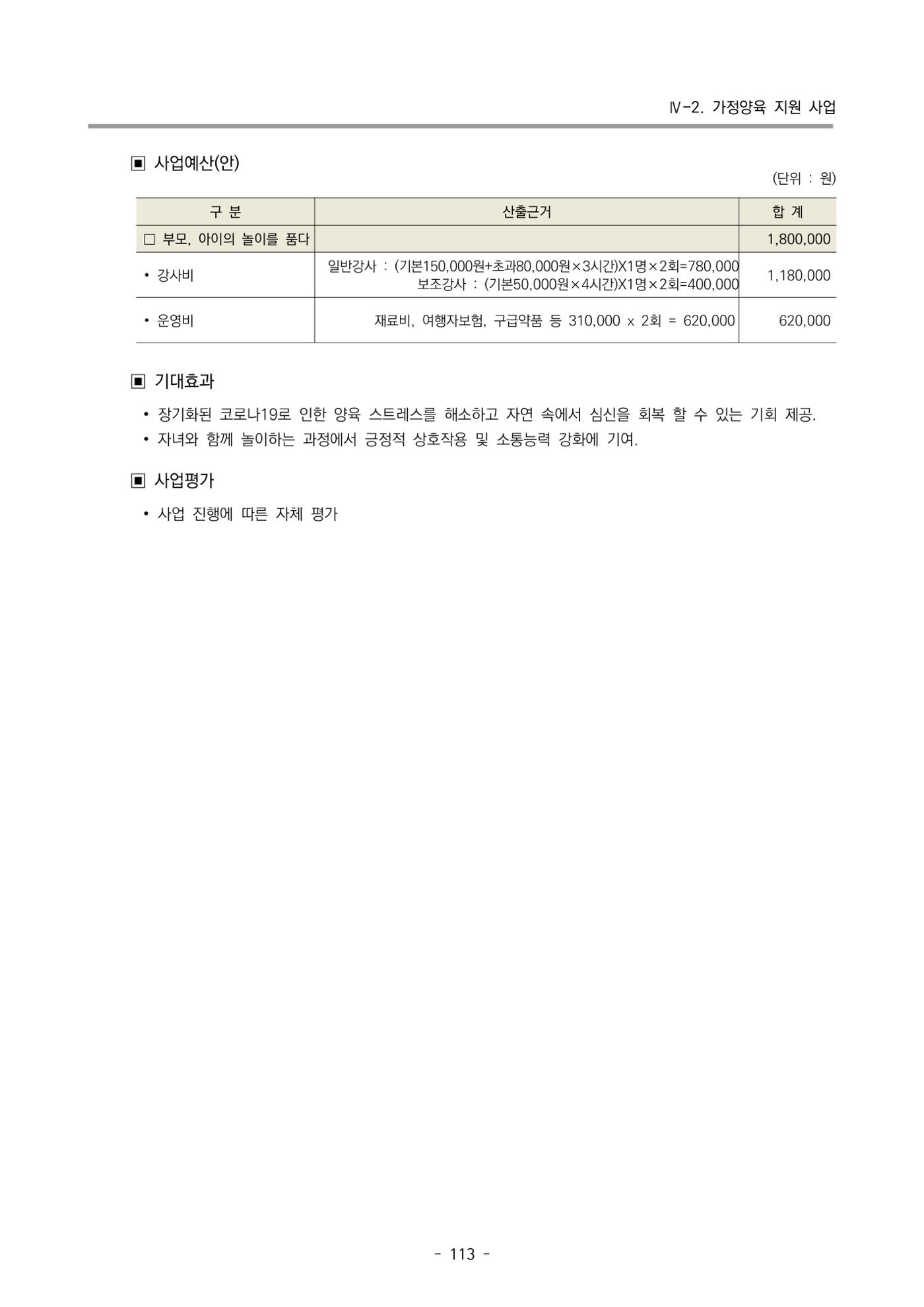2022 부산광역시육아종합지원센터 사업계획 114페이지